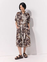 Floral Drift Shirtdress