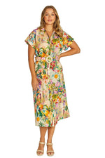 Amalfi Coast Belted Dress