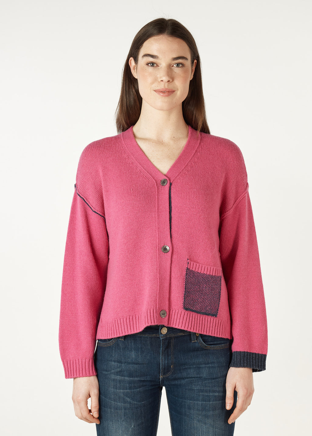 Birdseye Pocket Cardi