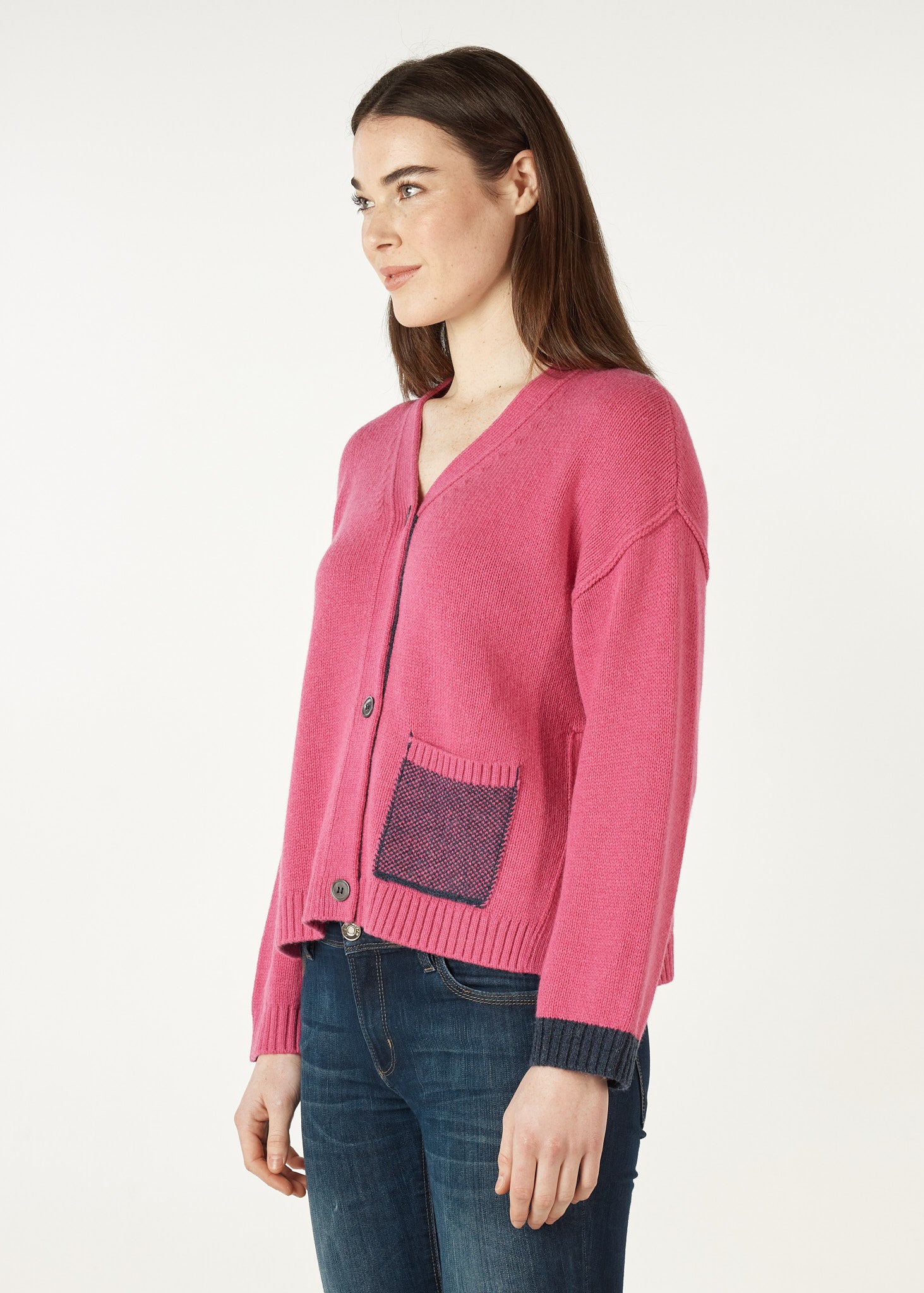 Birdseye Pocket Cardi