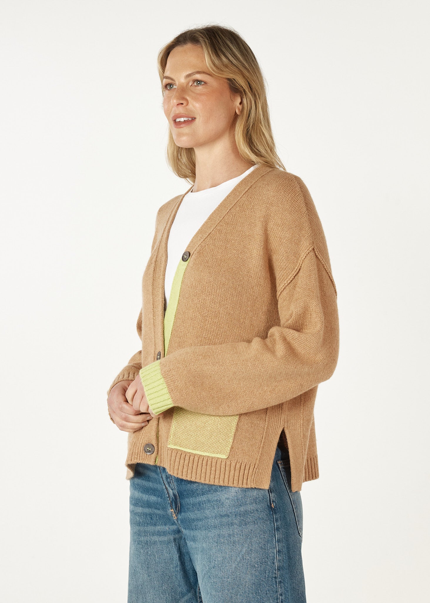 Birdseye Pocket Cardi