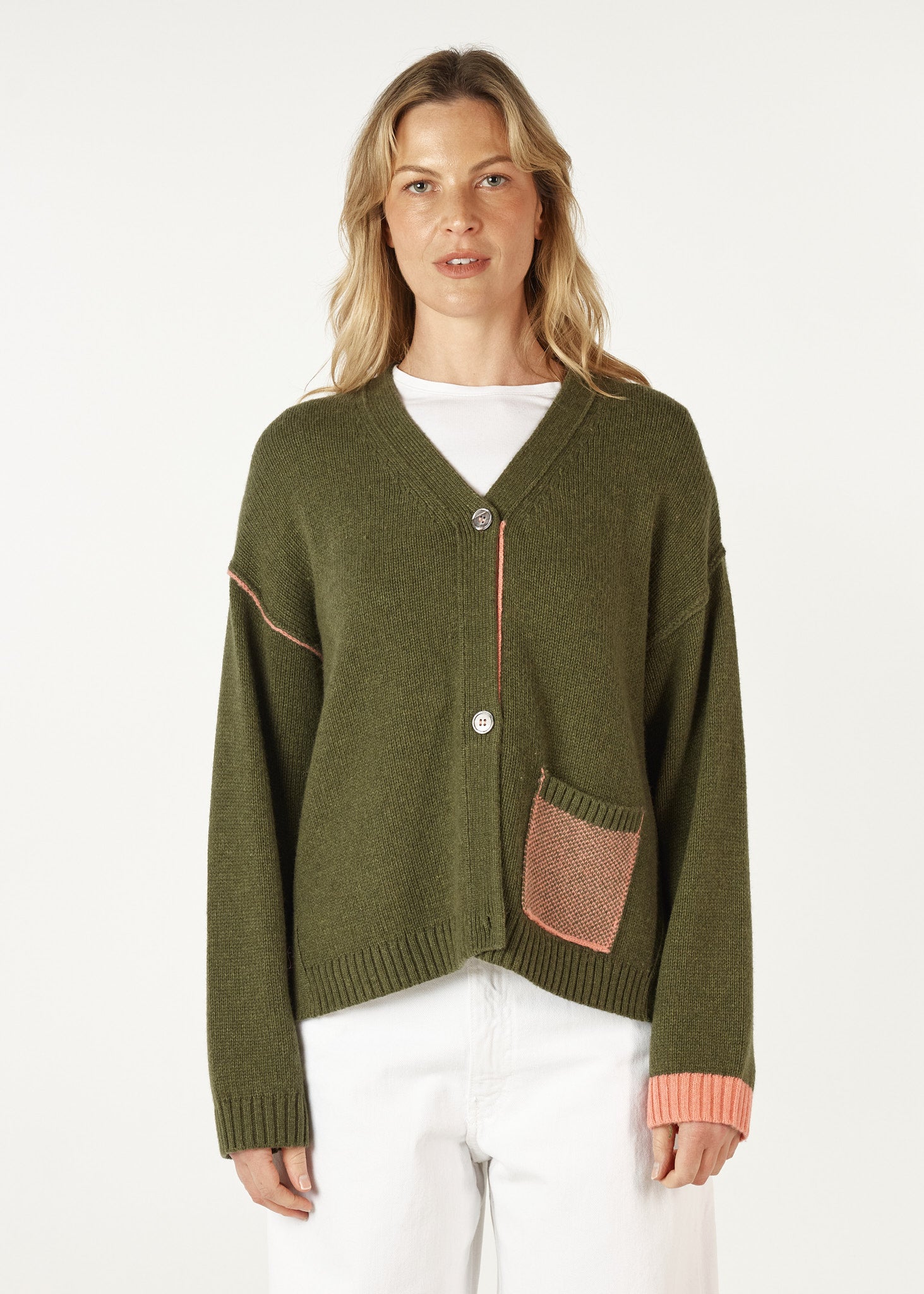 Birdseye Pocket Cardi