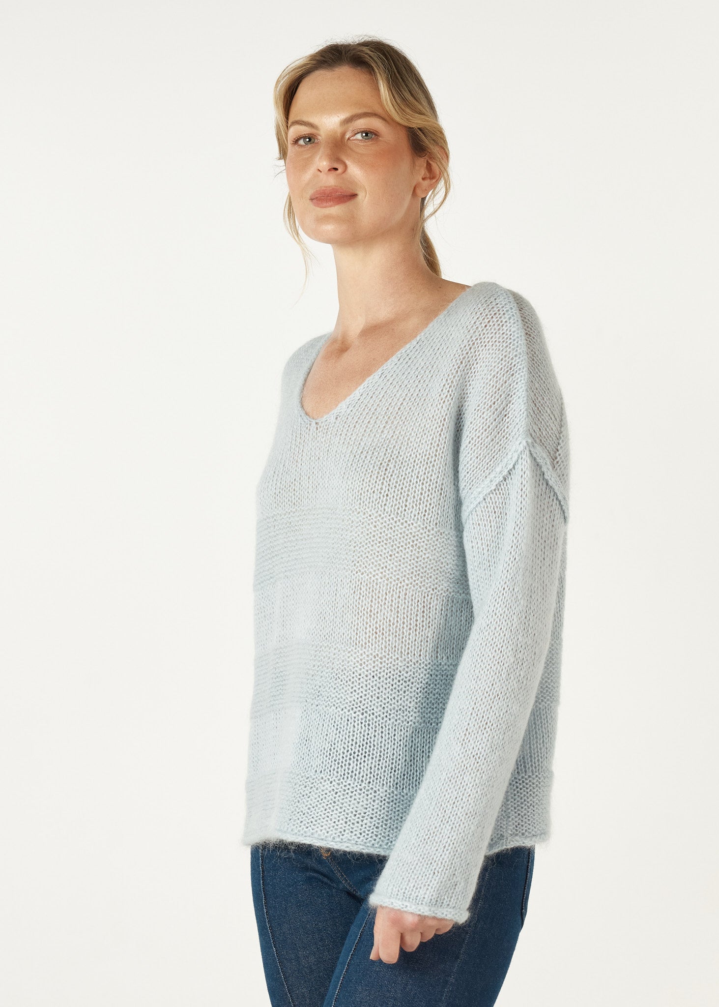 Mohair V Neck