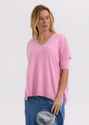Pointelle Shoulder Top (+ colours)