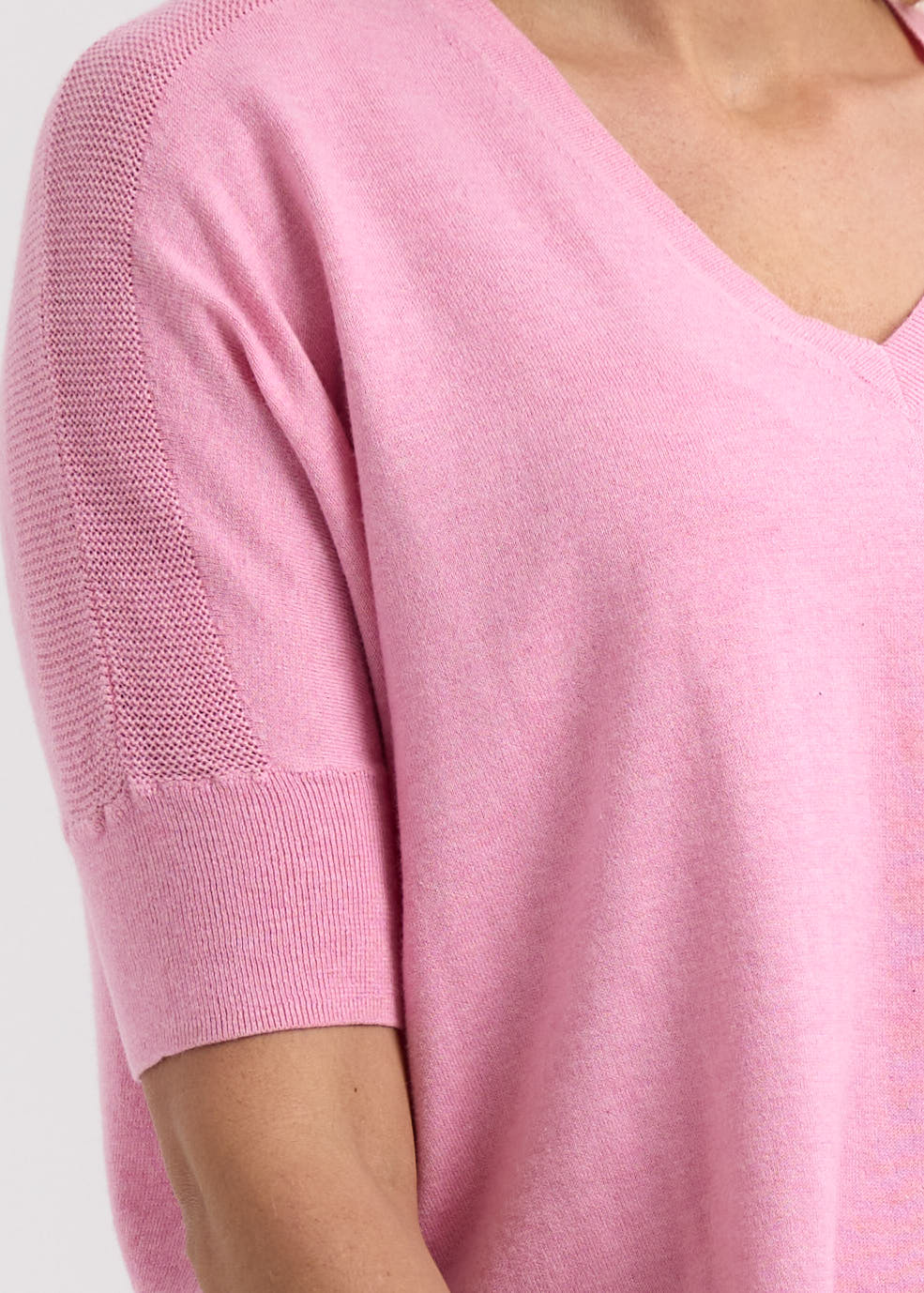 Pointelle Shoulder Top (+ colours)