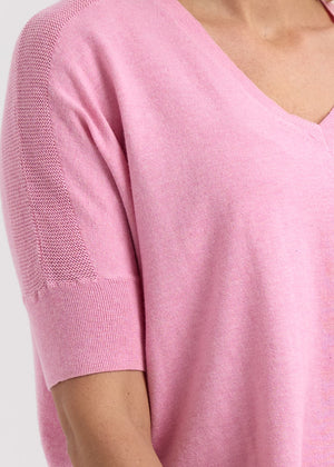 Pointelle Shoulder Top (+ colours)