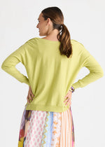 Button Boat Neck Top
