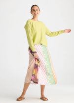 Button Boat Neck Top