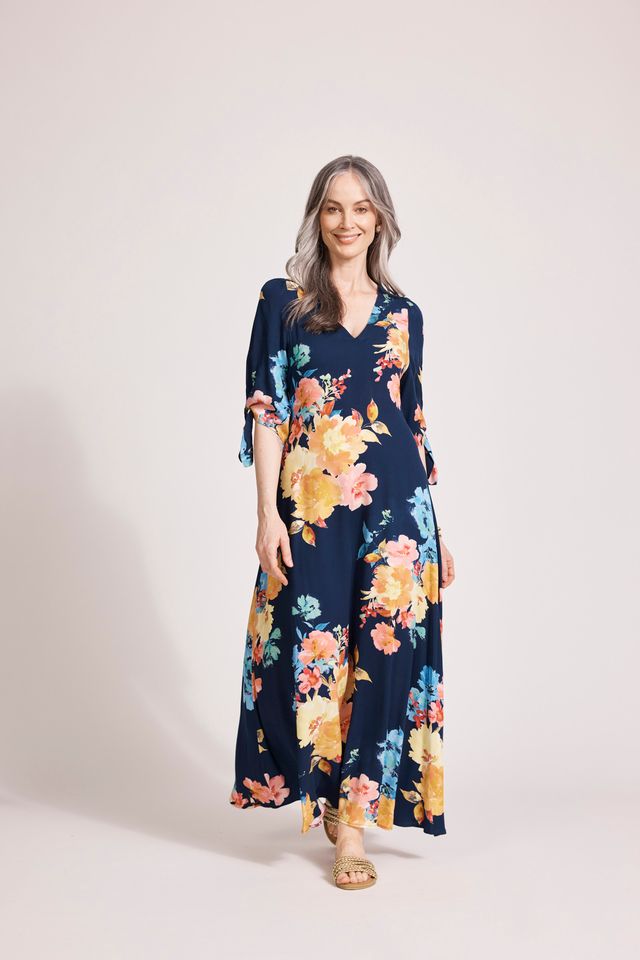 Parisio Tie Maxi Dress
