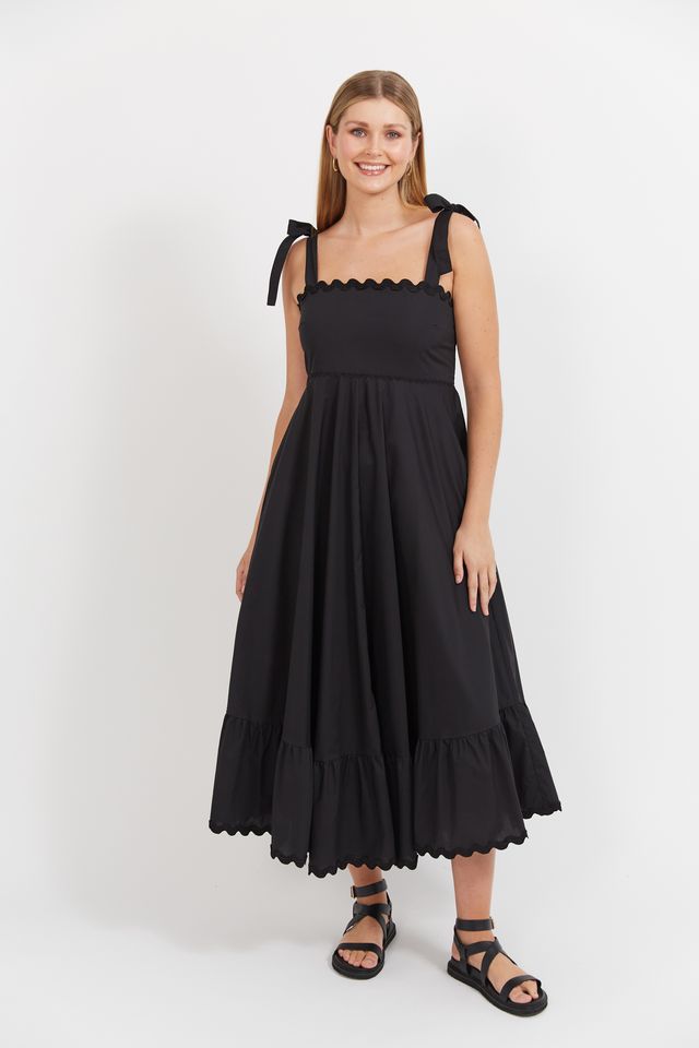 Brasilia Tie Maxi Dress (+ Colours)