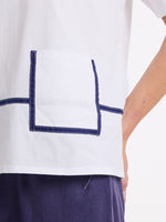 Boxy Tape Trim Tee