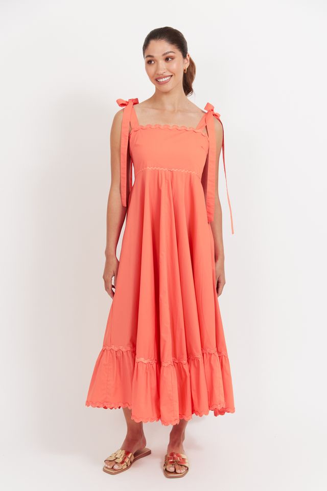 Brasilia Tie Maxi Dress (+ Colours)