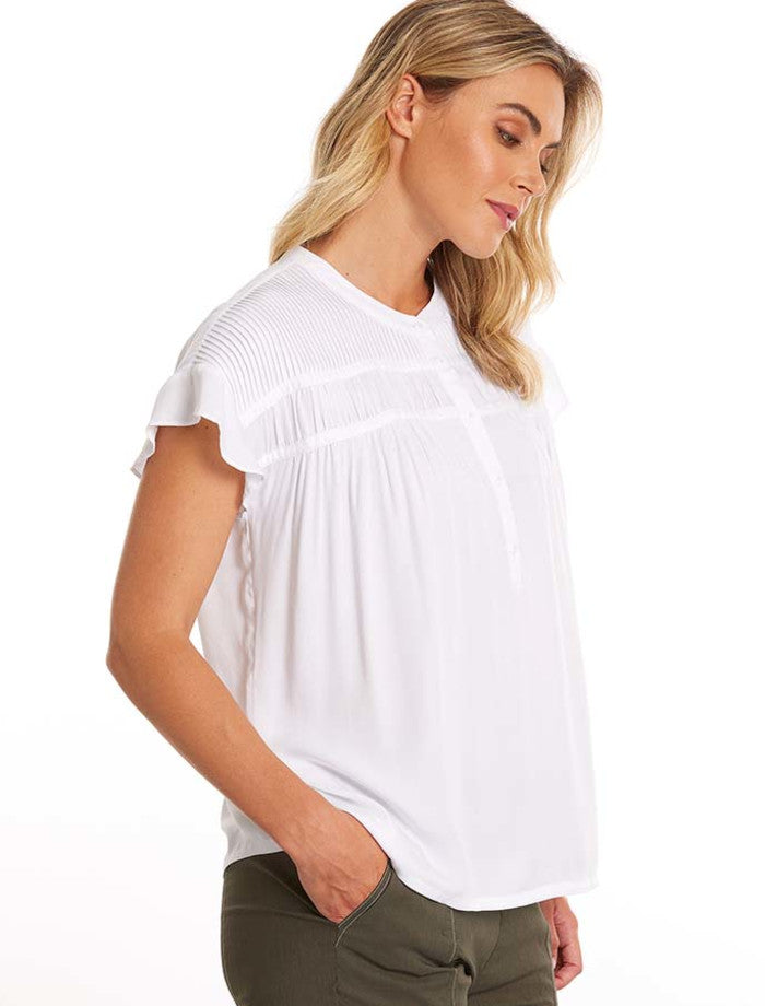 Frill Tuck Detail Top
