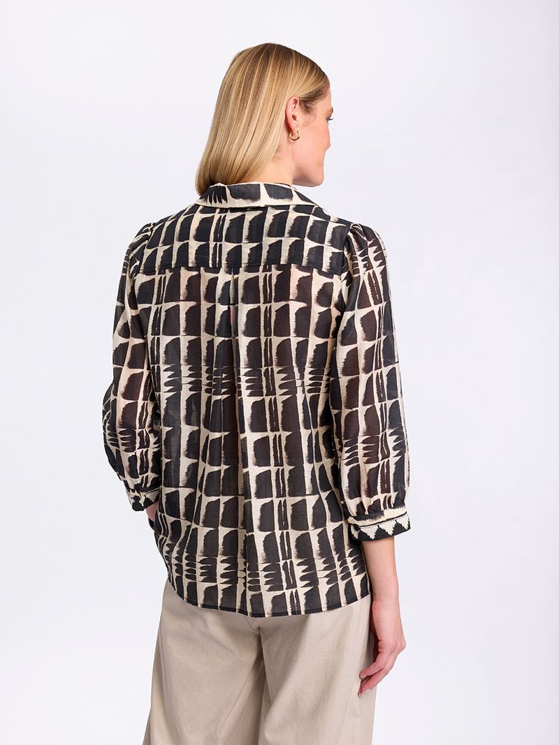 3/4 Ikat Shirt