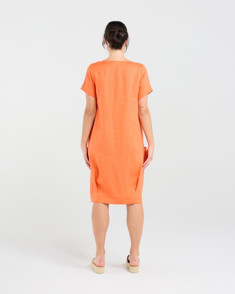Lilian Linen Bubble Hem Dress (+ Colours)