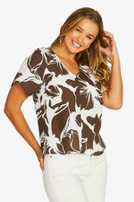 Lush Mono Flutter Top