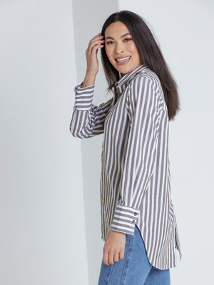 Longline Stripe Shirt