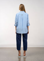 Mixed Media Stripe Shirt