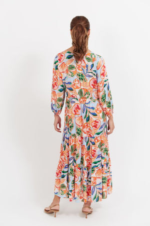 Baja Button Maxi Dress