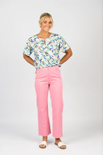 5039A Wide Leg Ankle Grazer Jean