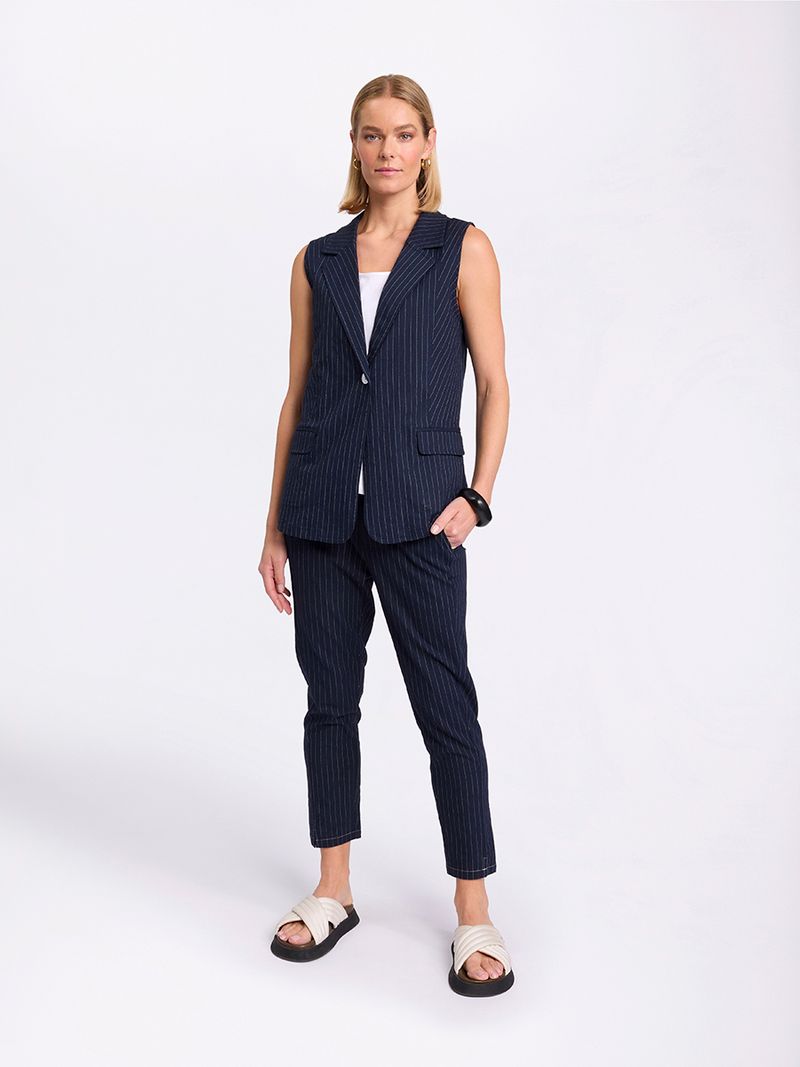 Pinstripe Vest