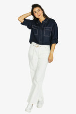 Contrast Stitch Shirt