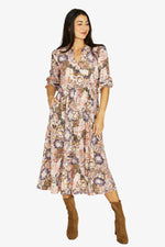 Delicate Paisley Dress