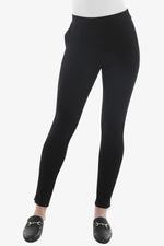 Slim Zip Ponte Pant