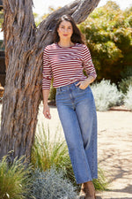 Stripe Crew L/S Tee