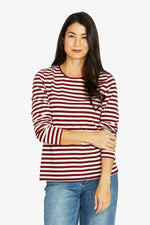 Stripe Crew L/S Tee