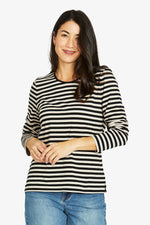 Stripe Crew L/S Tee