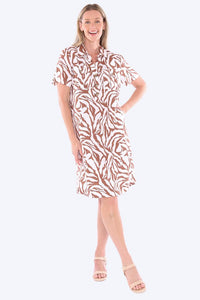 Zebra Mono Dress
