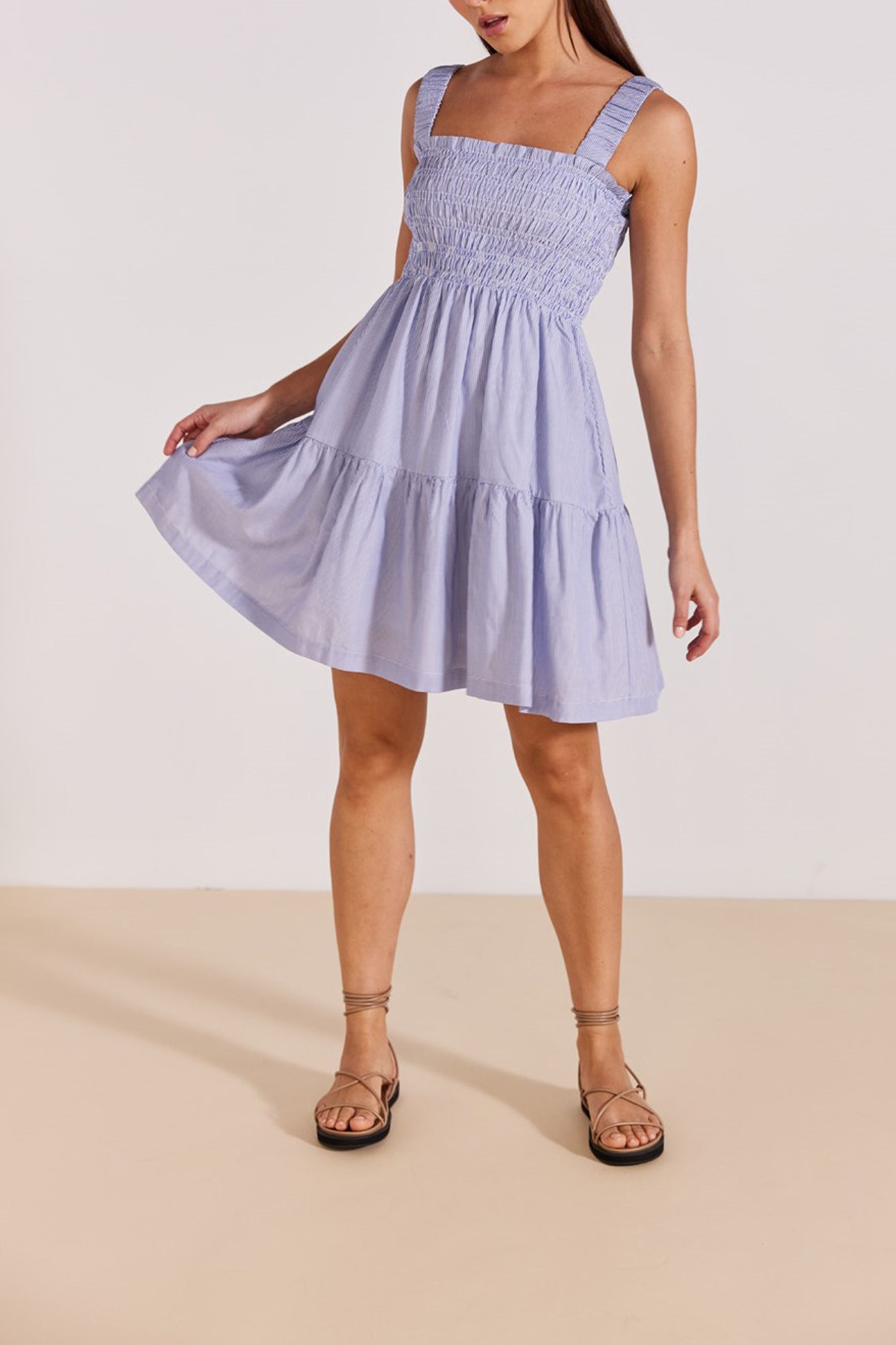 Amara Shirred Mini Dress