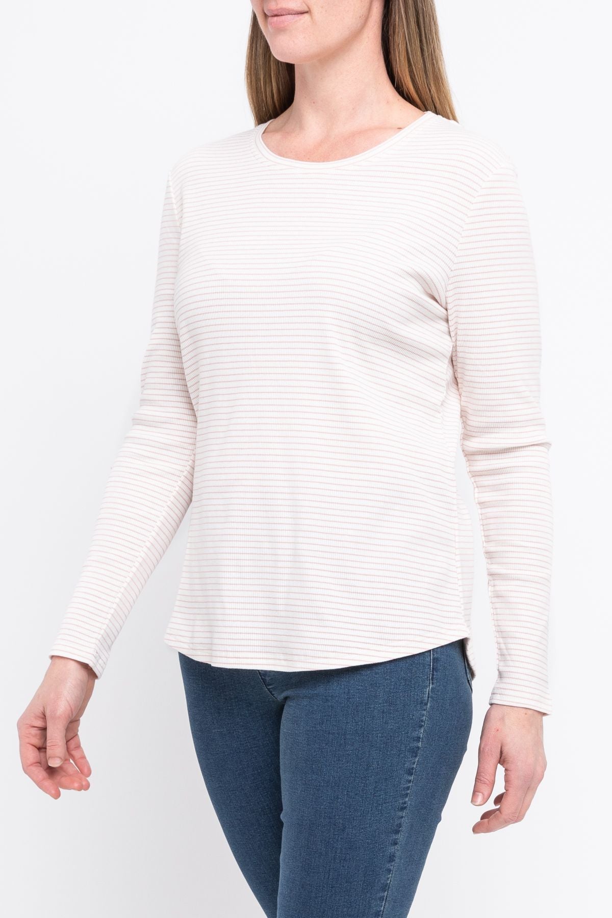 Crew Stripe Rib Top