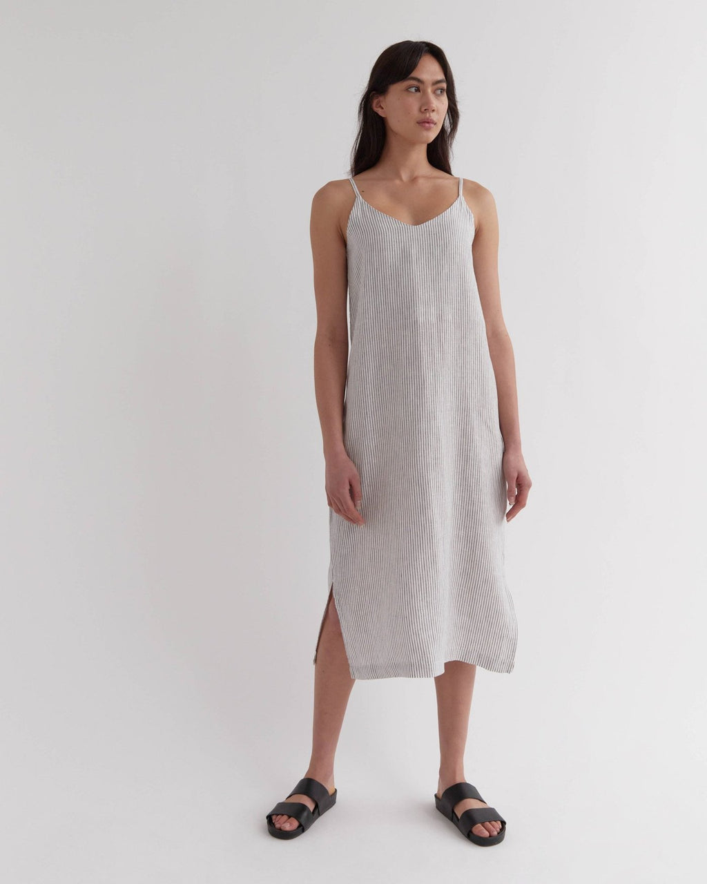 Linen Slip  Dress